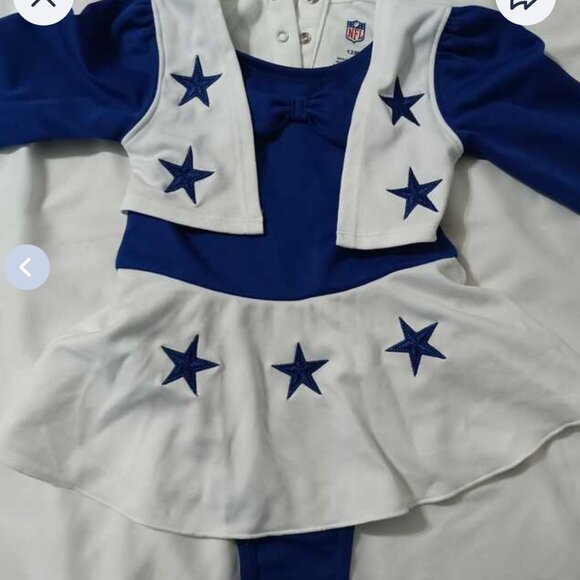 Dallas cowboys cheerleader outfit costume 12months - Picture 2 of 2